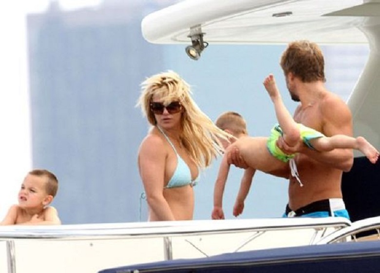 Britney Spears et sa famille en vacances.