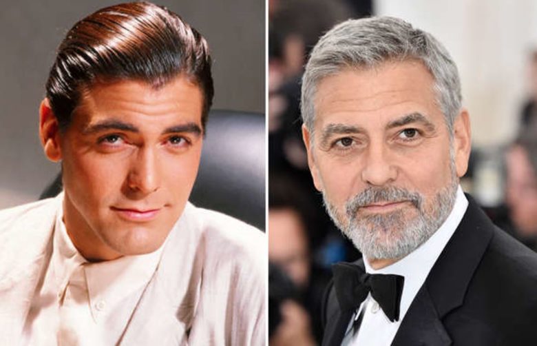 Georges Clooney (avant/après)