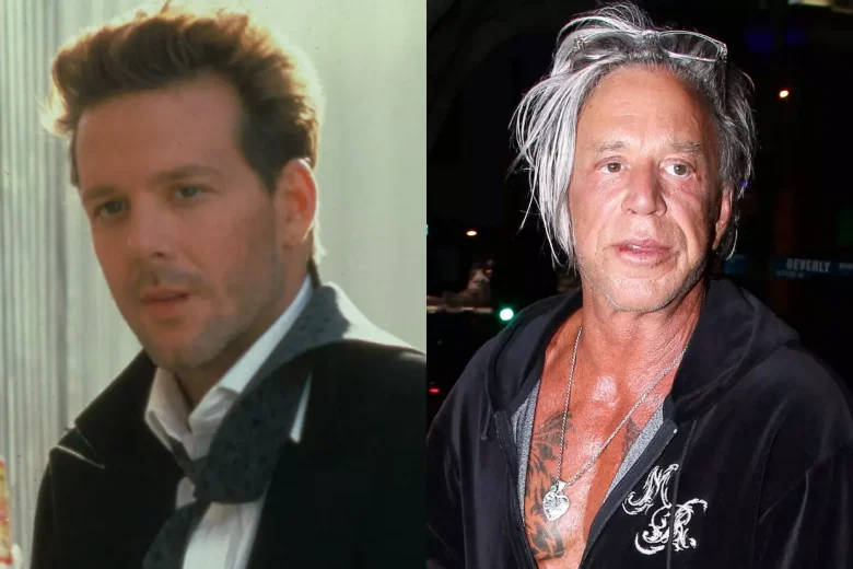 Mickey Rourke - avant et après