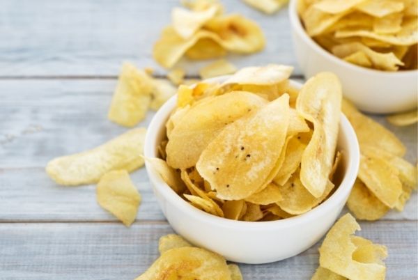 Chips sans matières grasses