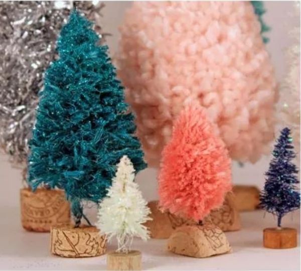 mini sapin en couleurs