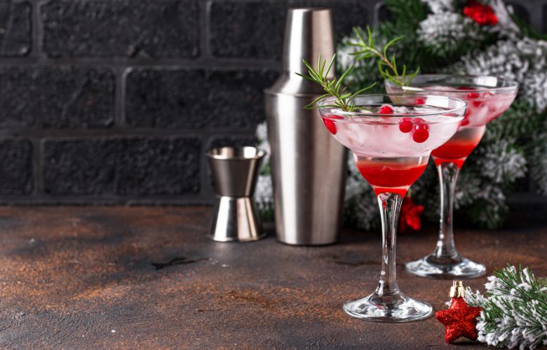 Cocktail pétillant de Noël