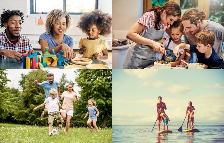 Renforcer les liens avec des différentes activités ludiques en famille